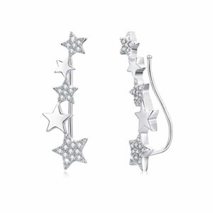 Encuentra La Mejor Seleccion De Pendientes Trepadores Plata Favoritos De Las Personas